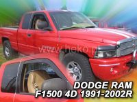 Plexi, ofuky bočních skel Dodge Ram 1500 2/4D 1991=>2002 HDT