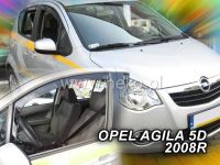 Plexi, ofuky OPEL Aglia 5D, 2008 =>, predné HDT