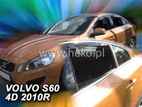 Plexi, ofuky Volvo S60, V60 4D 2010, přední + zadní HDT