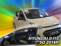 Protiprůvanové plexi, ofuky oken Hyundai i10 II 5D 2014r =>, 2ks predné HDT