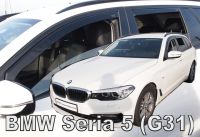 Plexi, deflektory bočných skiel BMW serie 5 G31 5D combi 2017r =>, přední+zadní