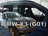 Plexi, deflektory bočných skiel BMW X3 G01 5D 2017r =>, přední+zadní