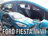 Plexi, ofuky bočních skel Ford Fiesta 5D 2017r =>, předné+zadné