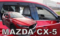 Plexi, ofuky bočních skel Mazda CX-5 5D 2017r =>, přední + zadní