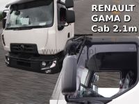 Plexi, ofuky bočních skel Renault Gama D Cab 2,1 2014r =>, sada 2ks přední HDT