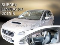 Protiprůvanové plexi, ofuky oken Subaru Levorg 5D 2015r =>, 2ks predné
