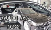 Plexi, deflektory bočných skiel Audi A6 5D 2018r => sedan, predné + zadné