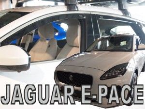 Plexi, deflektory bočných skiel Jaguar E-pace 4D 2018r =>, predné + zadné HDT