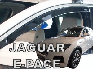 Plexi, deflektory bočných skiel Jaguar E-pace 4D 2018r =>, predné HDT