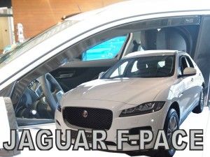 Plexi, deflektory bočných skiel Jaguar F-pace 4D 2018r =>, predné HDT