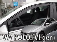 Protiprůvanové plexi, ofuky oken Volkswagen Polo 5D 2017r =>, 2ks predné HDT