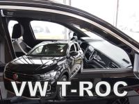 Protiprůvanové plexi, ofuky oken Volkswagen T-Roc 5D 2018r =&gt;, predné