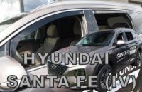 Plexi, ofuky bočních skel Hyundai Santa FE IV 5D 2018r =>, předné+zadné HDT