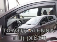Protiprůvanové plexi, ofuky oken Toyota Sienna 5D 2010r =&gt; predné 