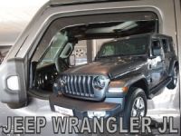 Protiprievanové plexi, deflektory okien Jeep Wrangler 5D 2019r => přední