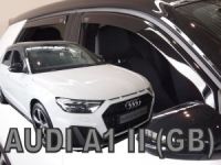Protiprievanové plexi, deflektory okien Audi A1 II 5D 2018r => přední+zadní HDT