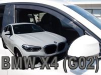 Protiprievanové plexi, deflektory okien BMW X4 G02 5D 2018r => přední