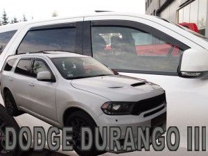 Protiprievanové plexi, deflektory okien Dodge Durango 4D 2011r => přední+zadní HDT