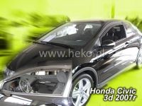 Plexi, ofuky Honda Civic 3D 2007 =>, přední HDT