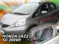 Plexi, ofuky Honda Jazz 5D 2009 =>, přední HDT