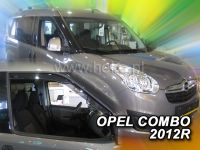 Protiprůvanové plexi, ofuky oken Opel Comdo C 2011r =>, 2ks přední HDT