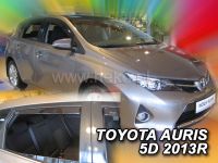Protiprůvanové plexi, ofuky oken Toyota Auris 5D 2013r =>, 4ks predné+zadné HDT