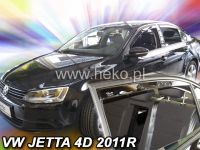 Plexi, ofuky bočních skel VW Jetta sedan, 4D 2011 + zadní HDT
