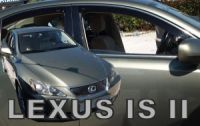 Protiprievanové plexi, deflektory okien Lexus IS 250 4D 2006r =>, přední+zadní HDT
