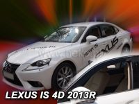 Protiprůvanové plexi, ofuky oken Lexus IS 3 4D 2013r =>, 2ks predné HDT