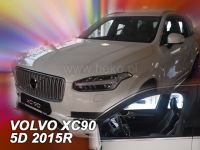Protiprůvanové plexi, ofuky oken Volvo XC90 5D 2015r =>, 2ks predné HDT
