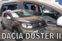 Plexi, deflektory bočných skiel Dacia Duster 5D 2018r => přední+zadní HDT