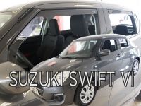 Protiprievanové plexi, deflektory okien Suzuki Swift 5D 2017r =>, predné + zadné HDT