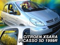 Plexi, ofuky Citroen Xsara Picasso 5D 1999 =>, sedan + zadní HDT