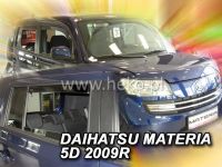 Plexi, ofuky Daihatsu Materia 5D 2006 =>, + zadní HDT