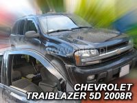Plexi, ofuky bočních skel Chevrolet Traiblazer 5D 2002-2009 HDT
