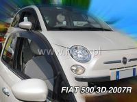 Plexi, ofuky Fiat 500 3D 2007 =>, přední HDT