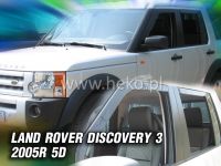 Plexi, deflektory bočných skiel Land Rover Discovery III 5D 2005r =>, 4ks přední+zadní HDT