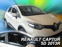 Plexi, ofuky Renault Captur 5D 2013 => přední HDT