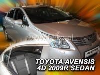 Plexi, ofuky bočních skel TOYOTA Avensis sedan 4D 2009 =>, přední + zadní HDT