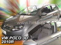 Plexi, ofuky VW Polo 3D 2009, přední HDT