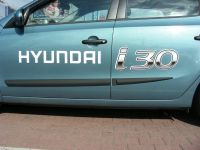 lišty Dverí HYUNDAI i30 hatchback, 5dv., 2007r HDT