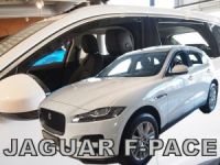 Plexi, deflektory bočných skiel Jaguar F-pace 4D 2018r =>, predné + zadné HDT