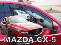 Plexi, deflektory bočných skiel Mazda CX-5 5D 2017r => přední HDT