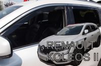 Ofuky oken plexi Renault Koleos II 4D 2017r => přední+zadní HDT