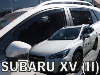 Protiprůvanové plexi, ofuky oken Subaru XV 5D 2017r =>, 4ks predné + zadné HDT