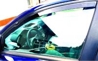 Plexi, ofuky bočních skel SEAT Leon 5D, 99-2005, přední HDT