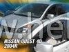 Plexi, ofuky bočních skel NISSAN Quest II 5D 2004-2007 HDT