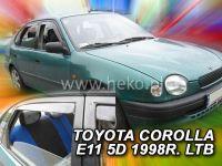 Plexi, ofuky Toyota Corolla E11 5D 97-2001 htb, přední + zadní HDT