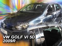 Protiprůvanové plexi, ofuky oken VW Golf VII 5D 2012r => , 4ks v HDT