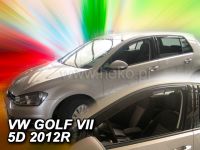 Protiprůvanové plexi, ofuky oken VW Golf VII 5D 2013r => variant, 2ks predné HDT